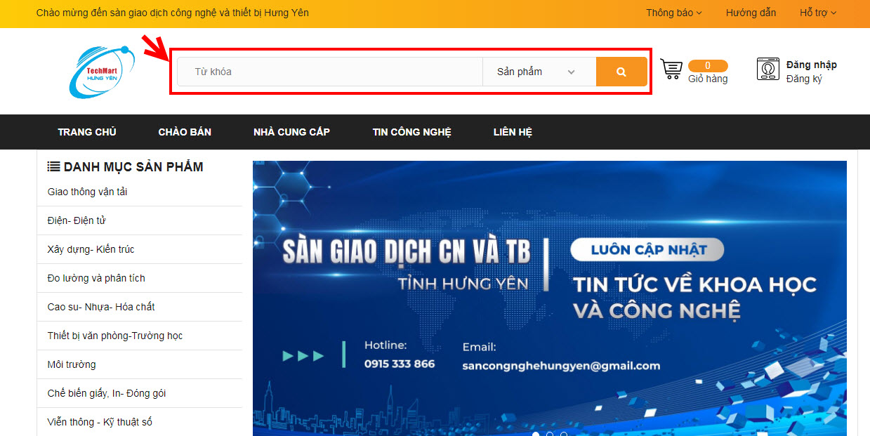 Hướng dẫn t&igrave;m kiếm sản phẩm