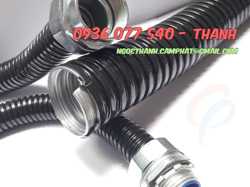 Ống ruột gà lõi thép bọc nhựa - Ống kẽm đàn hồi bọc nhựa phi 2'